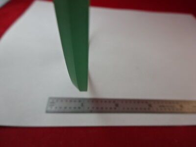 LARGE GLASS STAGE TABLE BEVELED STEREO MICROSCOPE PART AS IS #F3-A-12