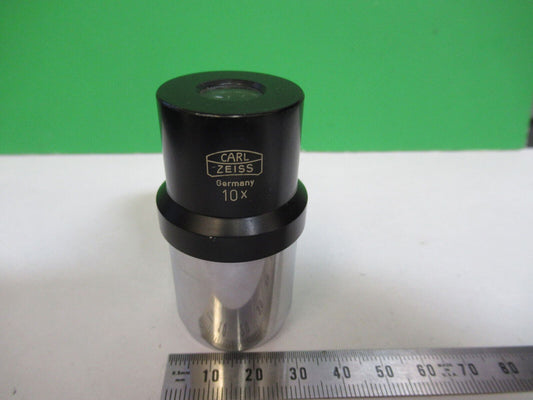 CARL ZEISS 30mm STEREO EYEPIECE OCULAR 10X MICROSCOPE PART AS PICTURED S8-A-38