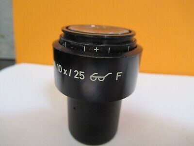 ZEISS AXIOTRON GERMANY 10X EYEPIECE 444035 MICROSCOPE PART AS PICTURED &Q6-A-71