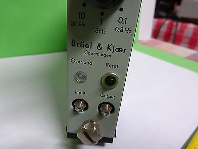 BRUEL KJAER 2624 CHARGE AMPLIFIER ACCELEROMETER VIBRATION SENSOR #72-06