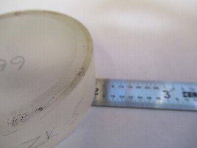 OPTICAL GLASS PREFORM CONCAVE LENS OPTICS AS PICTURED &47-A-25