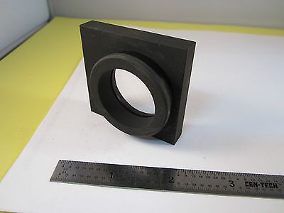 OPTICAL MOUNTED LENS FROM MONOCHROMATOR BAUSCH LOMB OPTICS BIN#C1-19