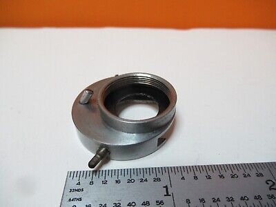 ANTIQUE LEITZ GERMANY POL OBJECTIVE CLAMP HOLDER MICROSCOPE PART AS PIC &16-B-14