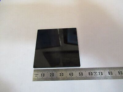 OPTICAL RED FILTER GLASS PLATE MIL SPEC OPTICS AS PICTURED &F1-A-12