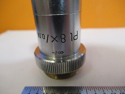 LEITZ WETZLAR OBJECTIVE PL 8X INFINITY OPTICS MICROSCOPE AS PICTURED &5M-A-13