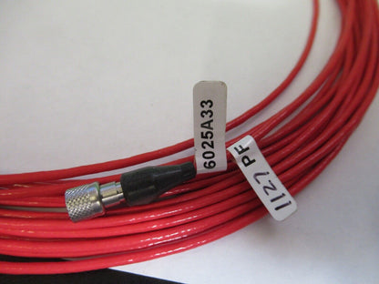 33ft CABLE for ACCELEROMETER SENSOR low noise 5-44 TO BNC AS PICTURED G3-FT-78