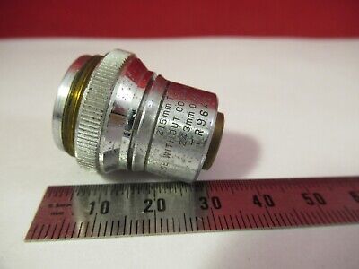 VINTAGE BAUSCH LOMB 215mm TL OBJECTIVE MCIROSCOPE PART AS PICTURED #12-A-36