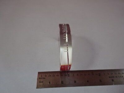 OPTICAL FUSED SILICA ZYGO TRUNCATED LENS OPTICS AS IS #91-07