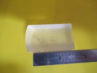 OPTICAL LENS BLOCK CONVEX RARE MIL SPEC RECTANGLE OPTICS AS PICTURED &FT-6-173