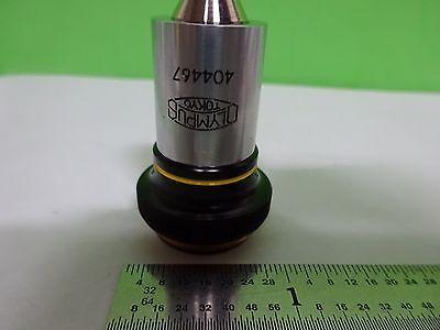 MICROSCOPE PART OBJECTIVE OLYMPUS C20 OPTICS AS IS BIN#K1-M-30