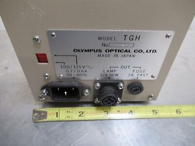 OLYMPUS JAPAN TGH LAMP POWER SUPPLY 12V MICROSCOPE PART AS PICTURED &TC-3