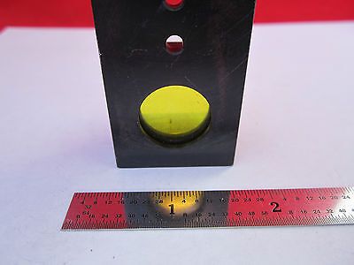 OPTICAL YELLOW FILTER + DETECTOR LASER OPTICS BIN #7C ii