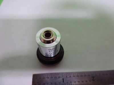 MICROSCOPE PART OBJECTIVE OLYMPUS JAPAN PO10 POL 10X OPTICS AS IS BIN#Y5-K-08