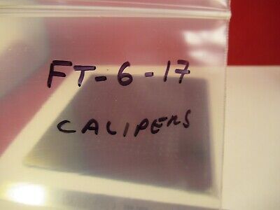 OPTICAL SHADOWMASK CALIPERS COMPONENTS OPTICS AS PICTURED &FT-6-17