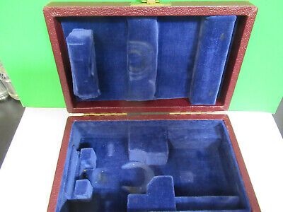 EMPTY W. WATSON & SONS ACCESSORY BOX UK MICROSCOPE PART AS PICTURED Z9-A-74