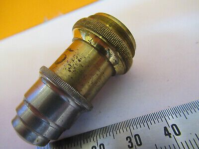 ERNST LEITZ GERMANY OBJECTIVE OPTICS LENS MICROSCOPE PART AS PICTURED &H1-B-17