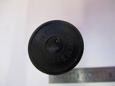 ANTIQUE BAUSCH LOMB EYEPIECE 7.5X MICROMETER MICROSCOPE PART AS PIC #H6-A-41