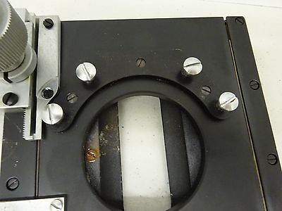 MICROSCOPE PART VICKERS ENGLAND UK STAGE TABLE MICROMETER AS IS BIN#C8-E-02