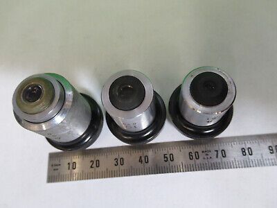 LOT NIKON JAPAN 4X 10X 40X OBJECTIVE OPTICS MICROSCOPE PART AS PICTURED #Z9-A-72