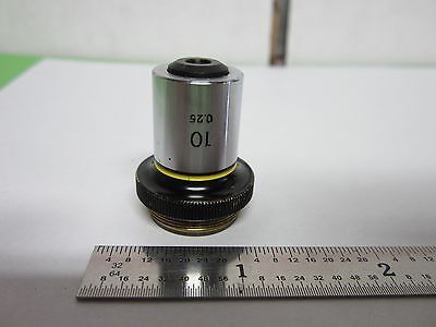 OPTICAL MICROSCOPE PART Nikon objective 10x OPTICS BIN#46-L-12