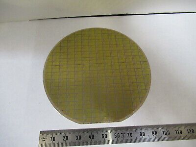 FOR PARTS SAPPHIRE WAFER PLATINUM + GOLD COATED OPTICS AS PICTURED #2-FT-08