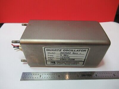 WENZEL QUARTZ OSCILLATOR LOW NOISE FREQUENCY CONTROL 5 MHz AS PICTURED &Q1-A-72