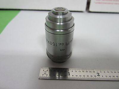 MICROSCOPE PART OBJECTIVE LEITZ GERMANY PHACO 160X INFINITY OPTICS BIN#A9-C-7