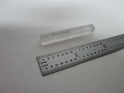 OPTICAL BI CONVEX LENS BAR 163 OPTICS AS IS BIN#R8-23