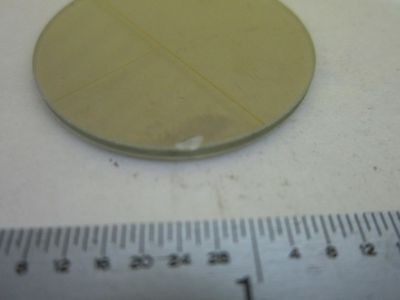 MICROSCOPE PART OPTICAL TARGET FILTER OPTICS AS IS BIN#U2-B-15