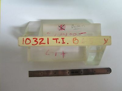 OPTICAL LARGE prisms assembly [some chips] LASER OPTICS AS IS  BIN#42-07