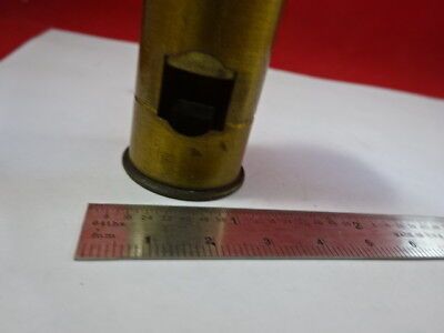 FOR PARTS ANTIQUE BRASS PORTABLE SEEDS MICROSCOPE VINTAGE PART AS IS &92-15