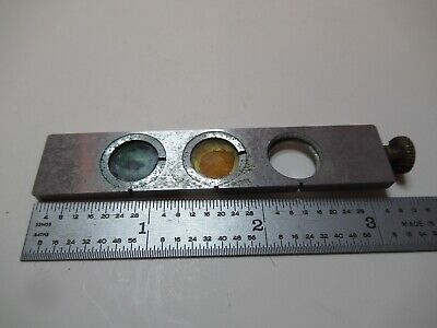 FOR PARTS ANTIQUE MICROSCOPE PART SLIDE RARE UNKNOWN AS PICTURED &16-B-87