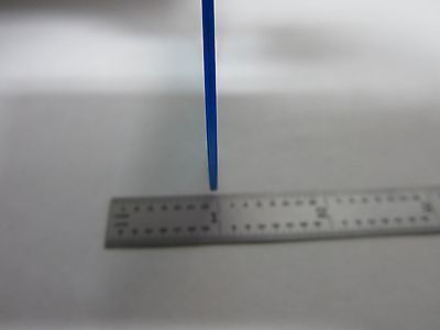 OPTICAL CLEAR BLUE FILTER GLASS LASER OPTICS AS IS BIN#L2-21