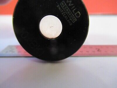 WILD HEERBRUGG EYEPIECE OPTICS 10xBK1 LENS MICROSCOPE PART AS PICTURED &A9-A-114