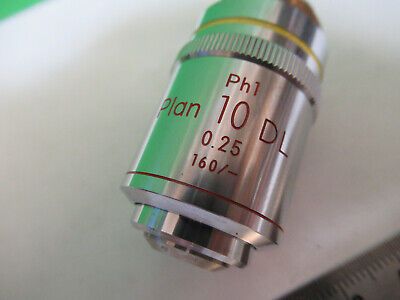 NIKON JAPAN PHASE OBJECTIVE PH1 10X /160 MICROSCOPE PART AS PICTURED &Q9-A-136