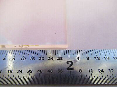 OPTICAL MIL SPEC PLATE BK7 GLASS OPTICS AS PICTURED #B1-A-20