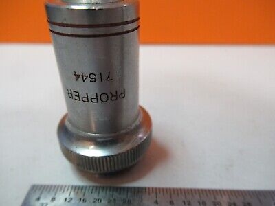 VINTAGE OBJECTIVE PROPPER 40X OPTICS MICROSCOPE PART AS PICTURED &7B-B-137