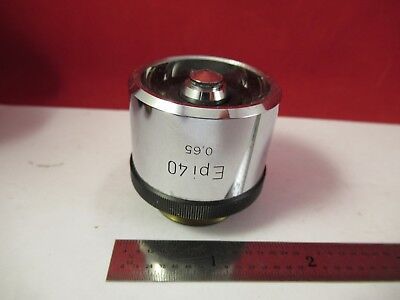 WILD HEERBRUGG SWISS OBJECTIVE EPI 40X M20 MICROSCOPE PART OPTICS AS IS &75-B-08