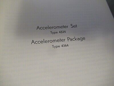 VINTAGE MANUAL BRUEL KJAER 4324 4364 ACCELEROMETER 1968 AS PICTURED