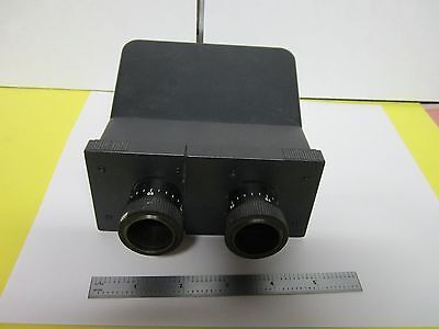 MICROSCOPE PART HEAD 512821/20 LEITZ GERMANY OPTICS AS IS BIN#Q2-12