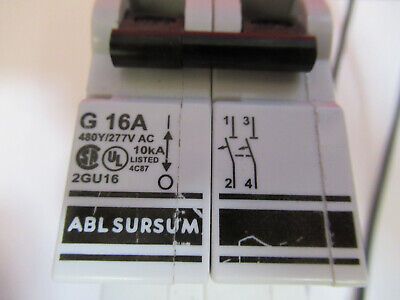 ABL SURSUM ALTECH V-EA 16 AMP BREAKER SWITCH ELECTRICAL  AS PICTURED #100-S-17