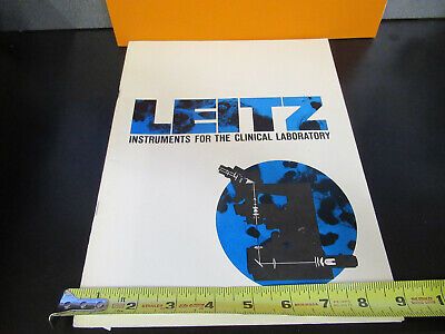 ORIGINAL BOOKLET LEITZ WETZLAR GERMANY PRICELIST MICROSCOPE PART AS PICTURED W3