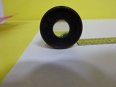 MICROSCOPE PART EYEPIECE ANTIQUE OCULAR 7.5X OPTICS  X8-49