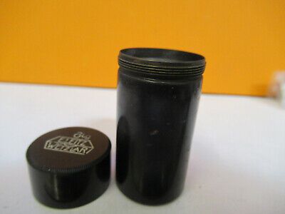 EMPTY BRASS LEITZ  CAN "6lg" OBJECTIVE MICROSCOPE PART AS PICTURED &A2-FT-68