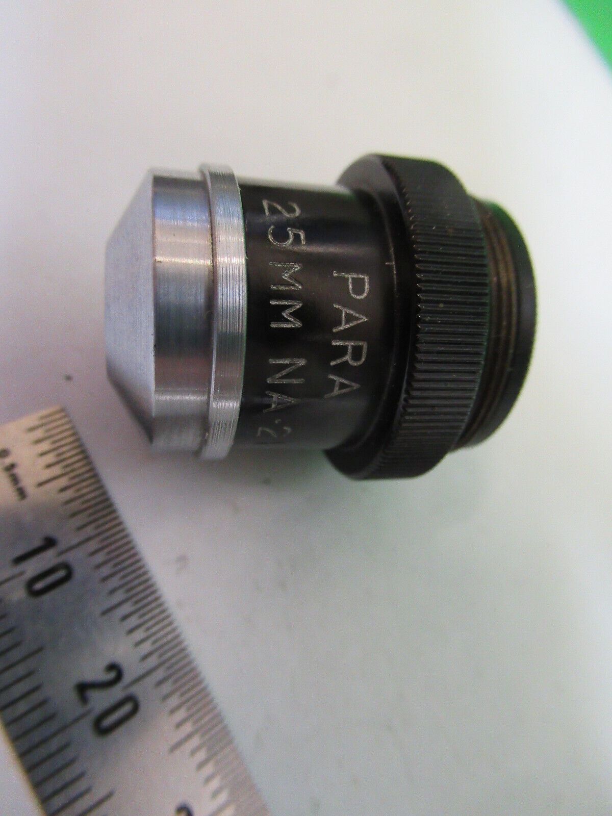 PARA 25mm WATSON UK OBJECTIVE OPTICS MICROSCOPE PART AS PICTURED R2-B-84