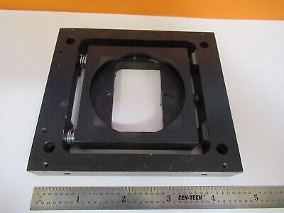 OPTICAL ALUMINUM STAGE FIXTURE LASER OPTICS AS PICTURED &8M-A-32