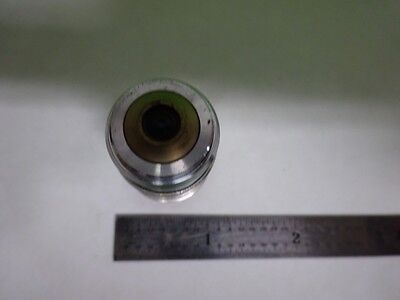 MICROSCOPE PART OBJECTIVE REICHERT AUSTRIA FLUOR 63X OPTICS AS IS BIN#72-59