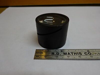 MICROSCOPE PART MOUNTED LENS UNKNOWN MAKER OPTICS AS IS #81-68