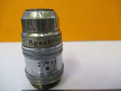 ANTIQUE ERNST LEITZ 3mm APO OBJECTIVE MICROSCOPE PART AS PICTURED P9-A-61