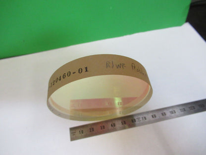 OPTICAL ZERODUR FLAT COATED AS IS LASER OPTICS AS PICTURED Q7-A-69